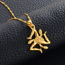 Italy Trinacria Pendant Necklace