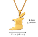 Trinidad and Tobago Pendant Necklace