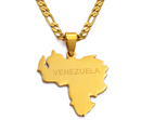 Venezuela Map Pendant Necklace